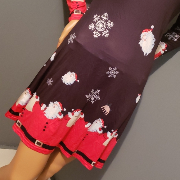 NWOT CHRISTMAS DRESS SIZE MED - Picture 2 of 9